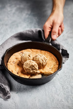 Giant cookie with ice cream