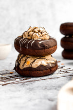 Vegan Donut Ice Cream Sandwiches